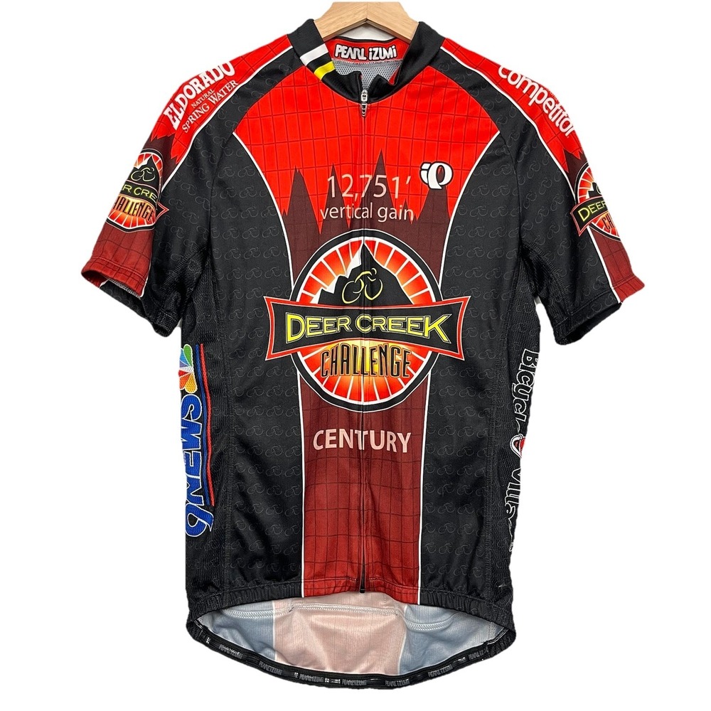 Pearl Izumi Deer Creek Challenge 12,751 Cycling Jersey Mens Medium Road Bike